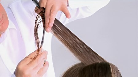 Tailored haircut - Cut the opposite side