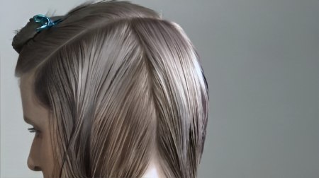 Uniform layer haircut - Cutting process