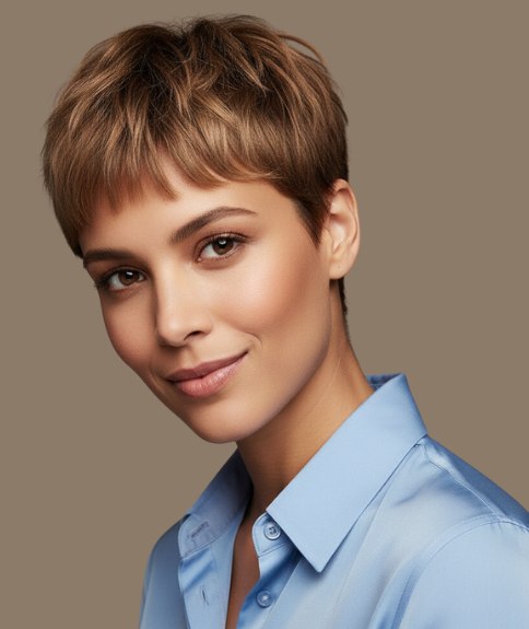 Fun to wear pixie cut