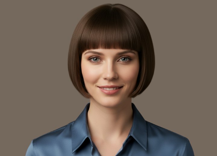 Bob with a circular shape