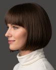 Soft rounded bob