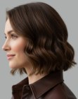Collar-length bob