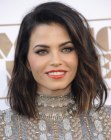Long bob with styling for height - Jenna Dewan