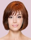 blunt chin length bob