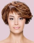 very short bob with layers