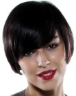 short bob with a long fringe