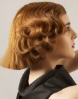 retro bob with fine waves