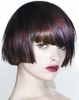 modern short bob