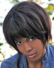 textured bob for black hair