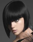 chin length bob with an A-line