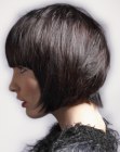 short bob with retro flair