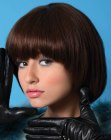 tapered bob haircut