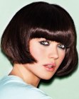 short and silky bob