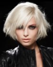 platinum blonde bob