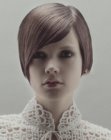 short bob with a side swept fringe