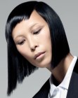 sleek bob for Asian hair