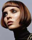 bob cut with tweaked ends