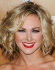 Laura Bell Bundy with short bobbed hair
