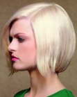 rounded chin length bob