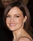 Carla Gugino wearing a smooth blunt bob