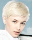 soft pixie for platinum blonde hair