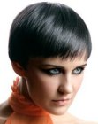 pixie for shiny black hair