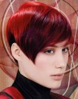 pixie with warm hair colors