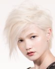 pixie style with longer top hair
