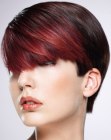 pixie style with clear cutting lines