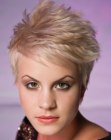 easy to care for pixie cut