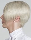 pixie style with razor cutting