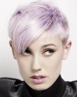 pixie for hair with purple shades