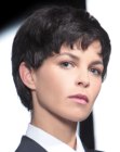 pixie cut for fine featured women
