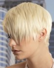 pixie cut with a supershort neck area