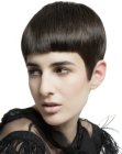 boyish short hairstyle