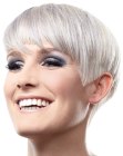 pixie with gray and silver shades