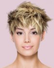 spiky pixie cut with layers