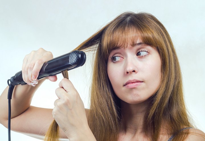 Flat iron styling