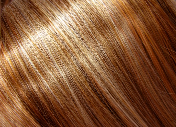 Hair with highlights