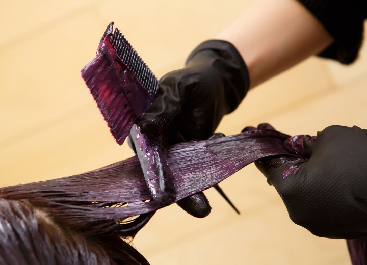 Color hair at home