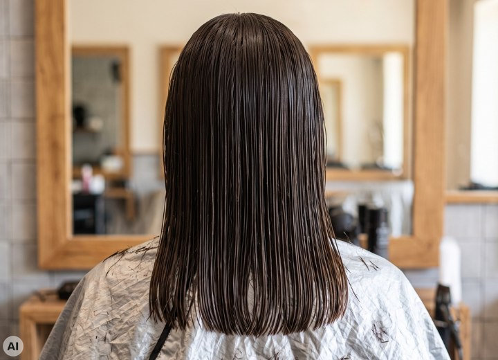 Long hair trim