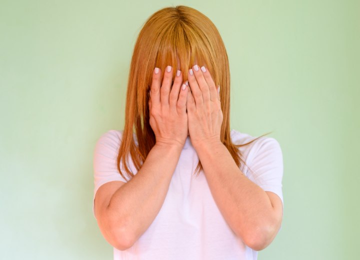 Girl with orange hair