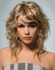 modern long wavy hair style