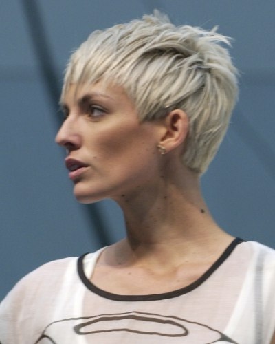 Youthful pixie cut