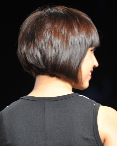 Short in the nape bob