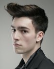 windblown hair style for men