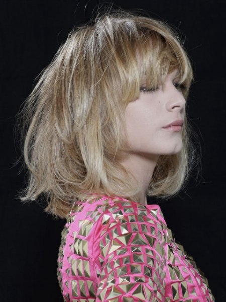 Ageless hairstyle with movement and volume