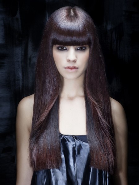 Long-haired beauty