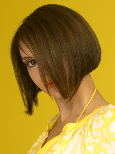 Fashionable bob haircut