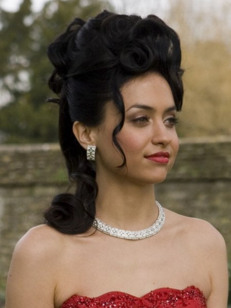 Classic bridal hairstyle